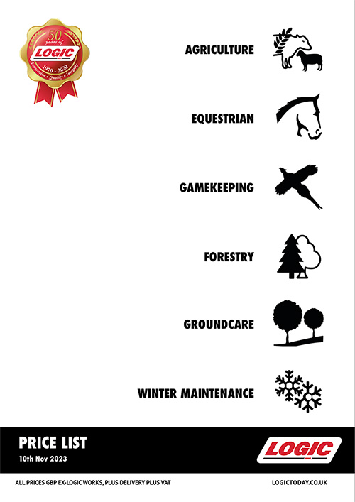 Logic Manufacturing Price List brochure