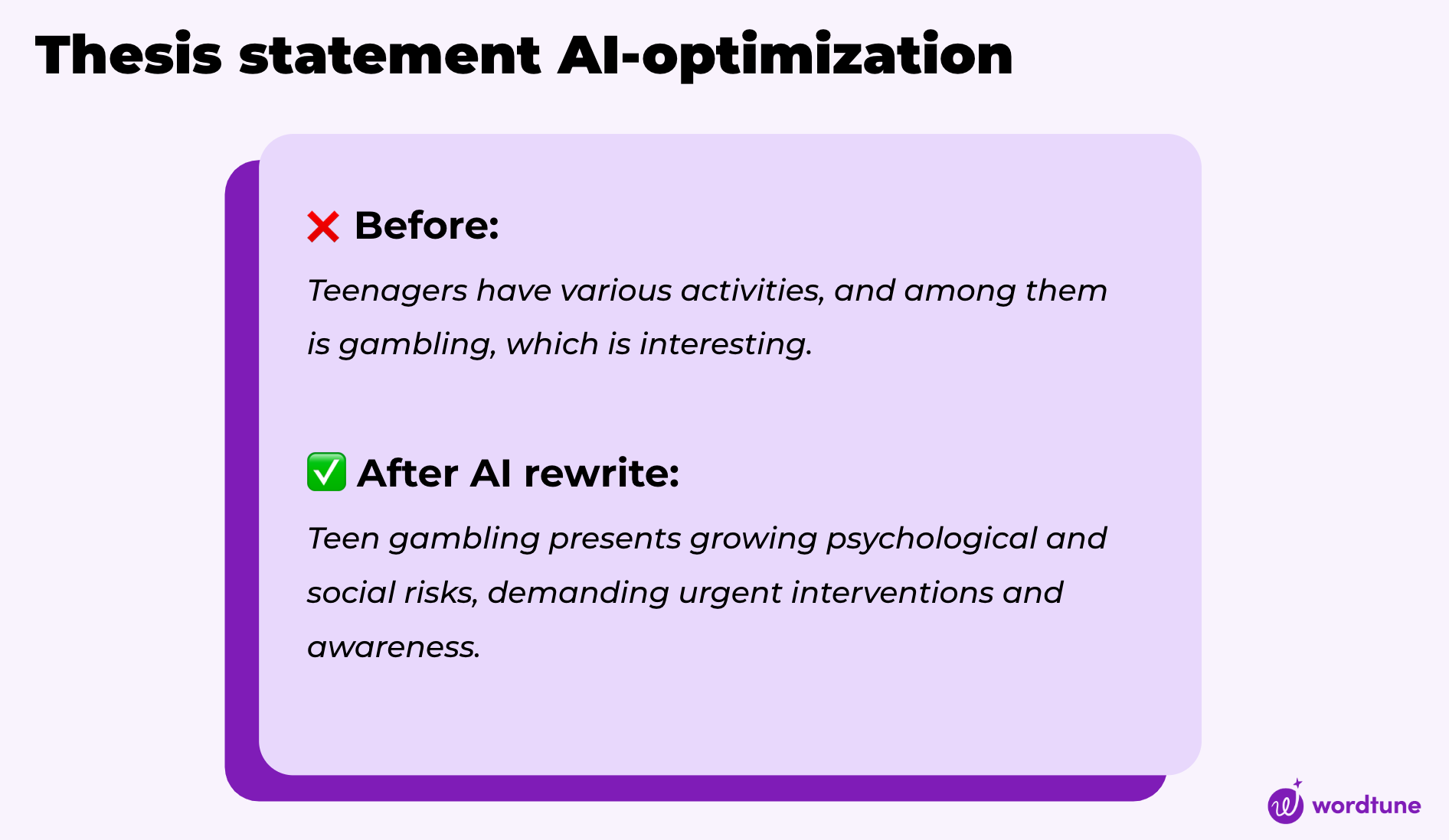 write thesis ai