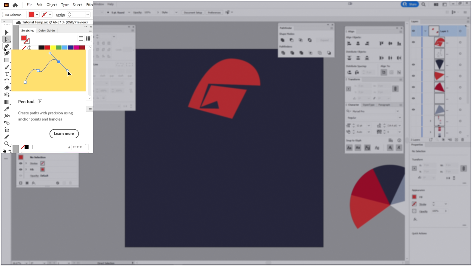 How to Use the Pen Tool On Adobe Illustrator | RSD News