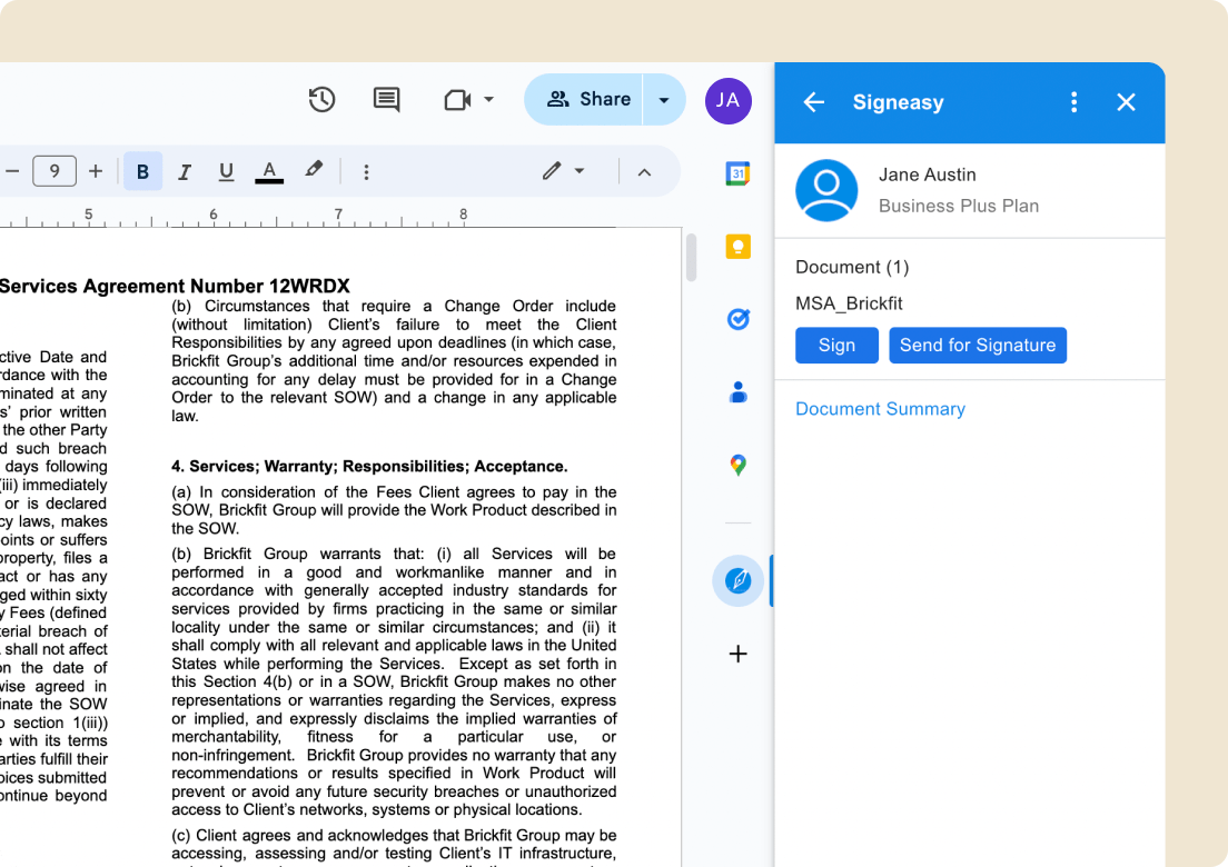 Google Workspace Integration Signeasy Google Workspace Integration Signeasy