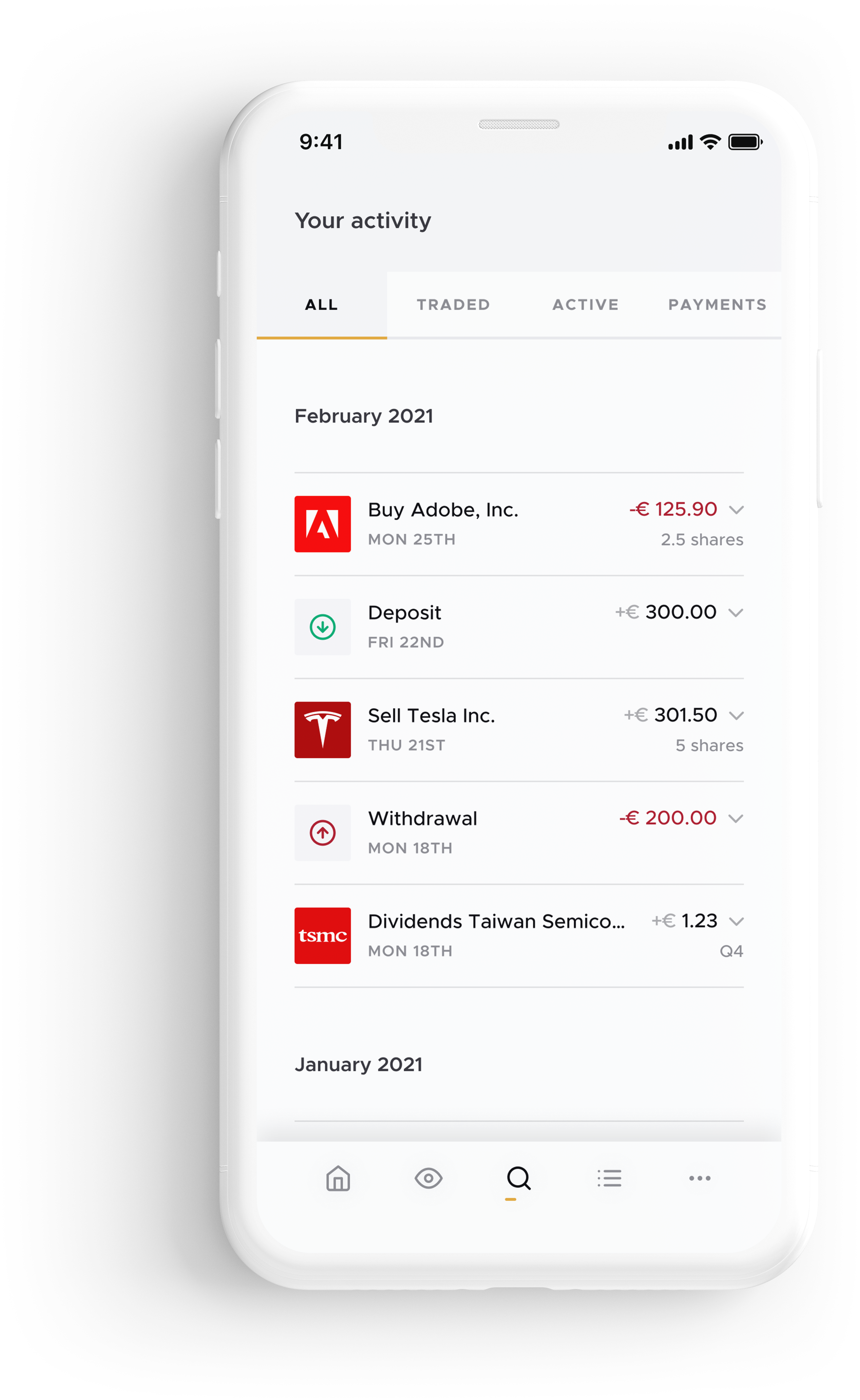 Stock trading platform