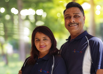 Sanjay and Armina from Synergy Air Conditioning Services