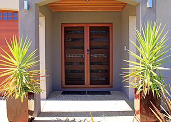 Stainless steel mesh security screen doors