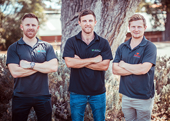 Chad, Bryn and Tory from Jewelbic Brothers - Bathroom Renovations