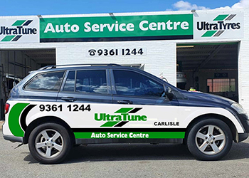 Ultra Tune Carlise workshop and vehicle - Automotive Servicing & Repairs