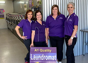 The team at A1 Quality Laundromat