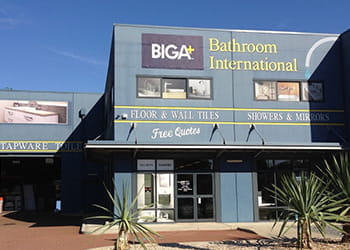Outside view of AA Bathroom Renovations showroom