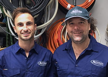 Daniel and team from Austlec Electrical Services