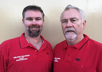 Michael and Coling from Bootland & Sons Roof Coatings Tiled Roof Restoration & Repairs