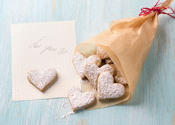 A gift of homemade biscuits