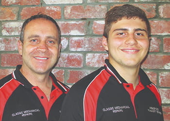 Tony and Jordan from Classic Mechanical Repairs - Automotive Repairs & Servicing
