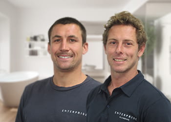 Bradley and James from Enterprise Bathroom Renovations