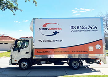 Simply Movers moving van - Removals