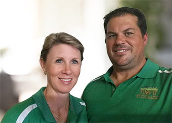 Carlie and Ash from Turf It - Landscaping Services