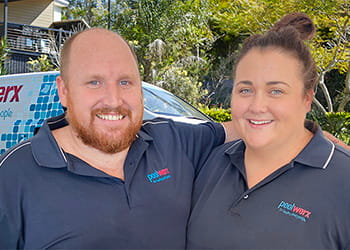 Cory and Karlee from Poolwerx Spearwood - Pool Cleaning, Pumps & Supplies