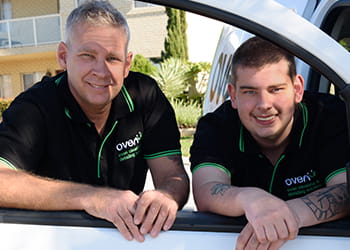 Rod and Patrick from Ovenu Dianella - Oven Detailing