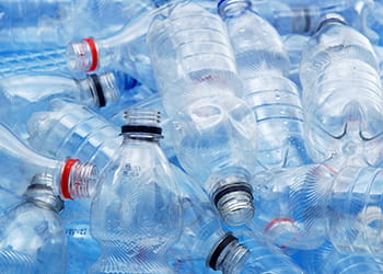loads of empty plastic drink bottles