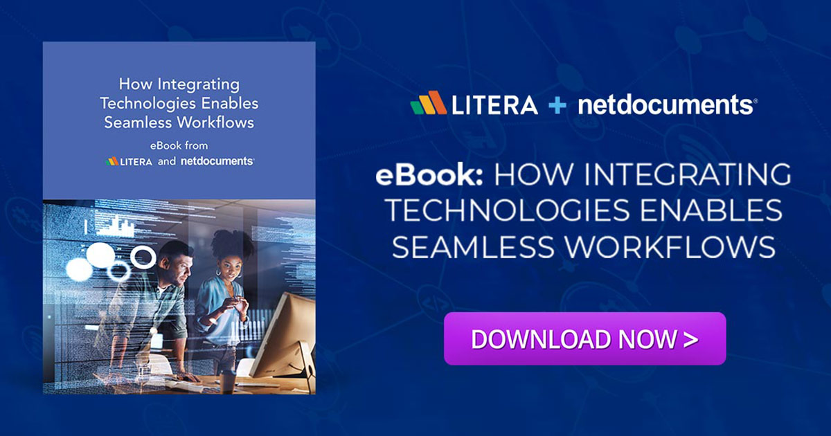 How Integrating Technologies Enables Seamless Workflows | NetDocuments