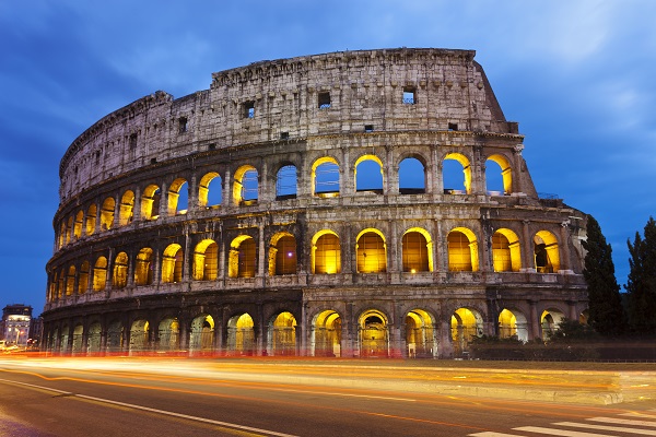 Colosseum At Night