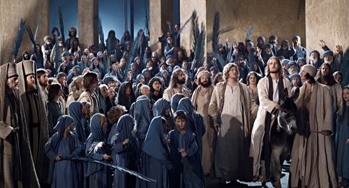 Jesus Enters Jerusalem Passion Play