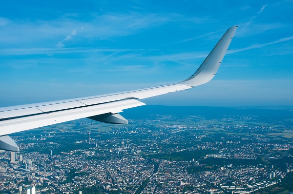 Plane over Frankfurt