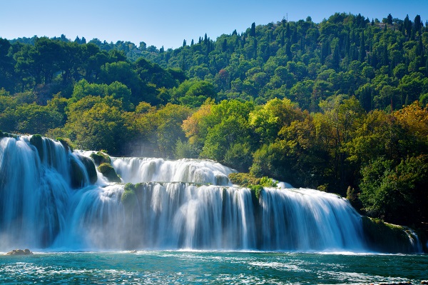 Waterfalls In The Krka National Park