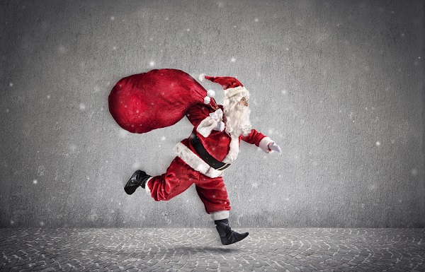 Santa Running