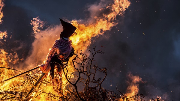 Witch On A Bonfire