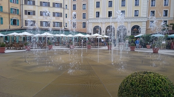 Fountains At Hotel Colosseo Europa Park