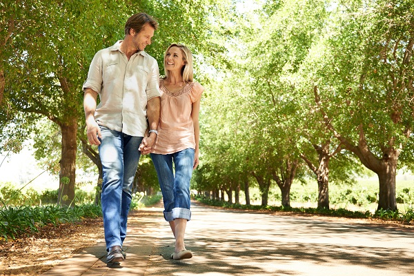 Romantic Walk in the Park