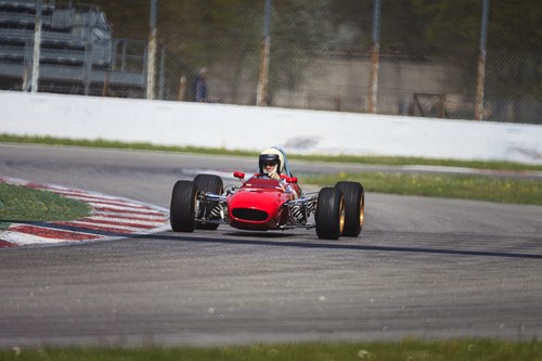 Car On La Monza Race Track