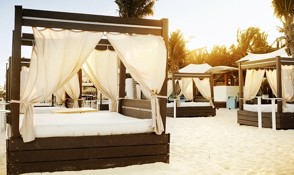 Bed on Beach