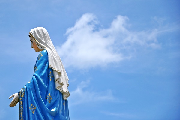 Virgin Mary statue