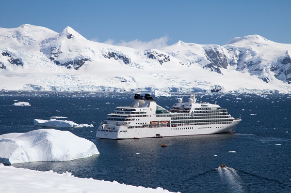 Seabourn Ship In Antarctica