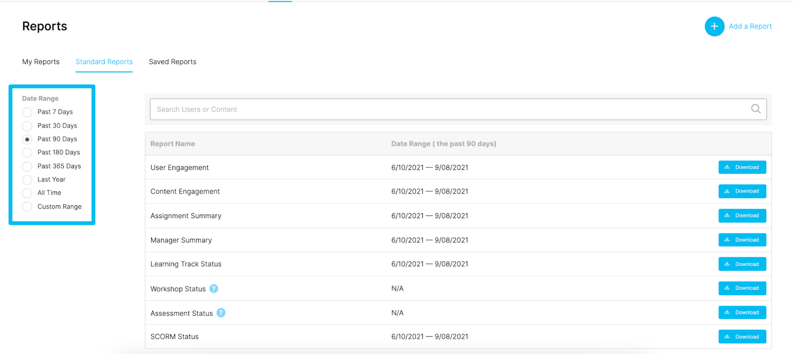 Continu comes with tons of valuable LMS reports straight out of the box.