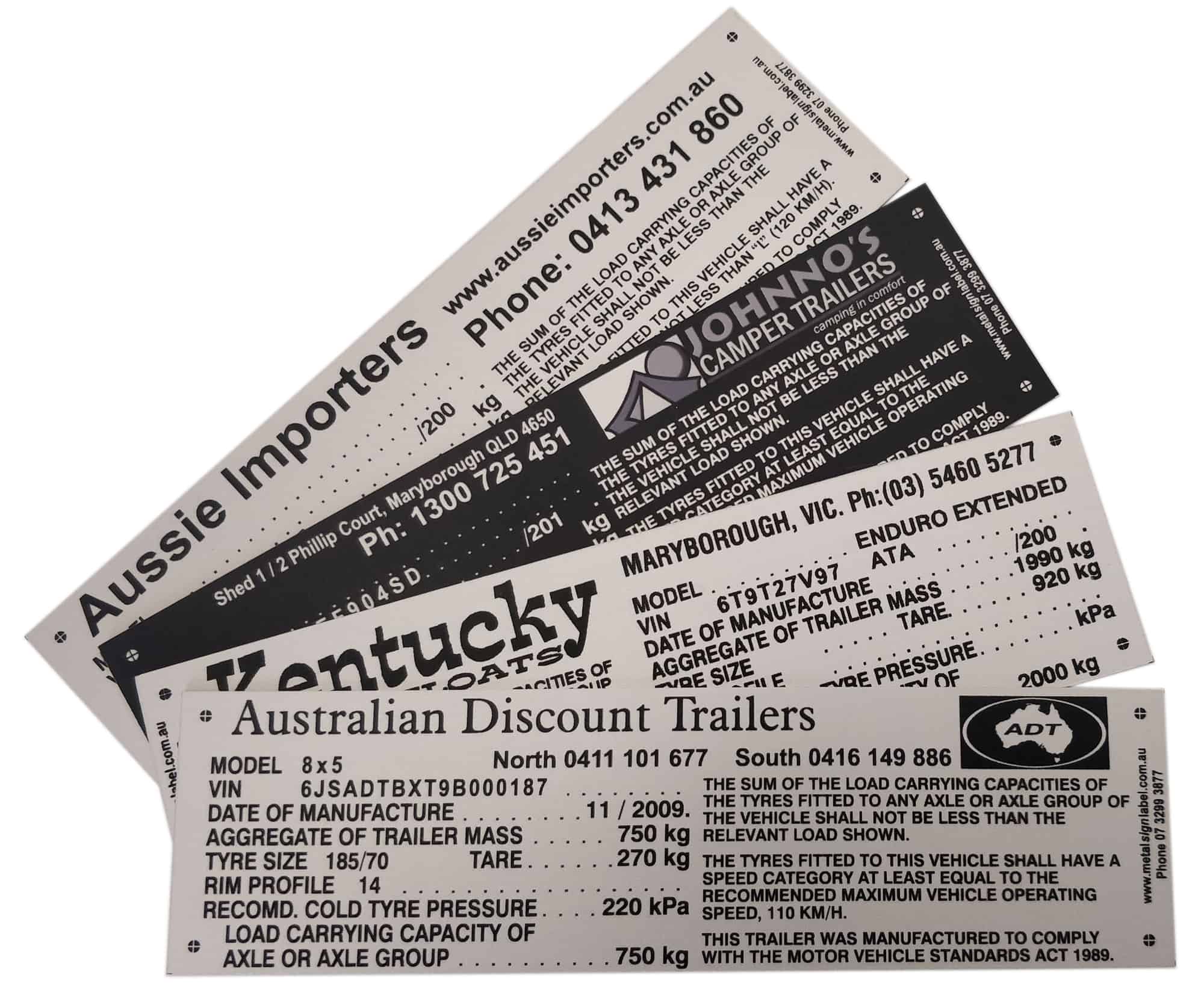 Compliance Plates Australia RCM compliance Compliance Labels
