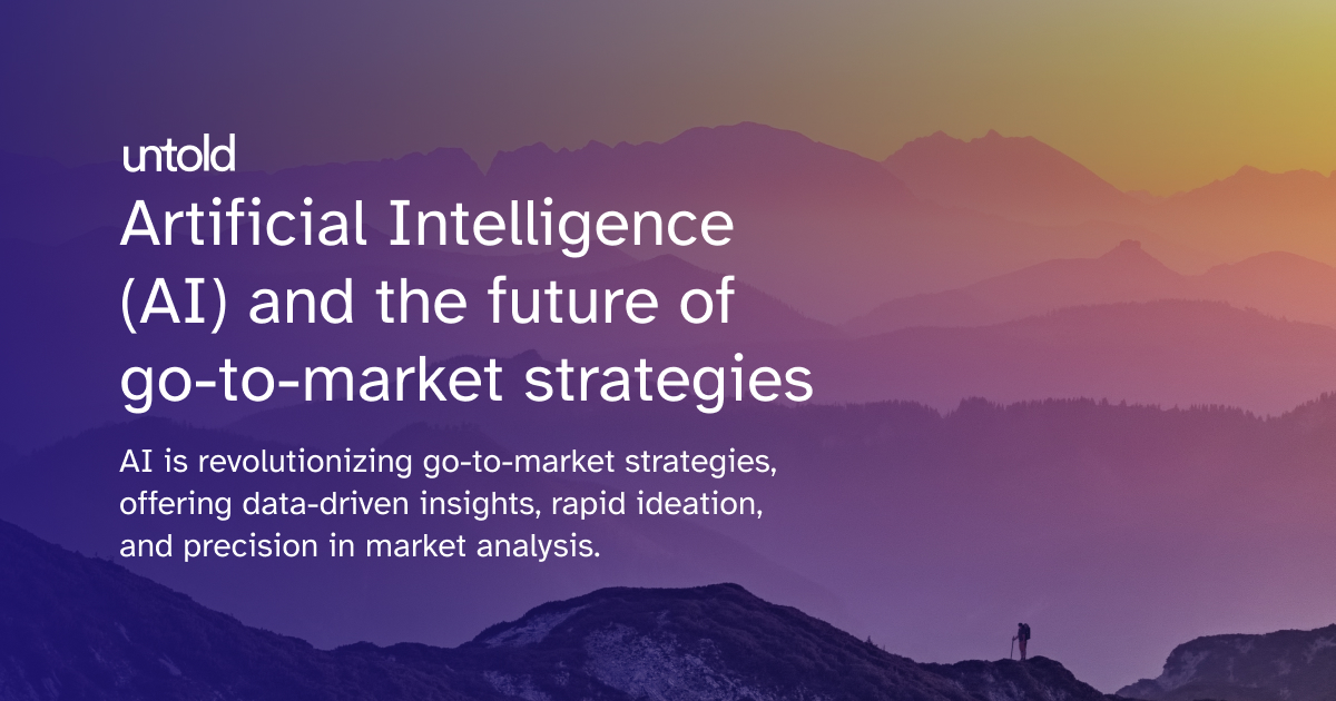 Artificial Intelligence (AI) and the future of Go-to-Market ...