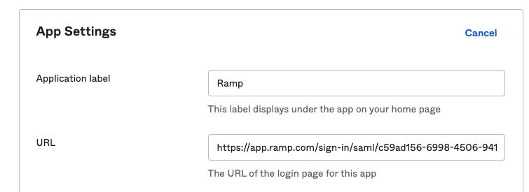 Okta Bookmark URL