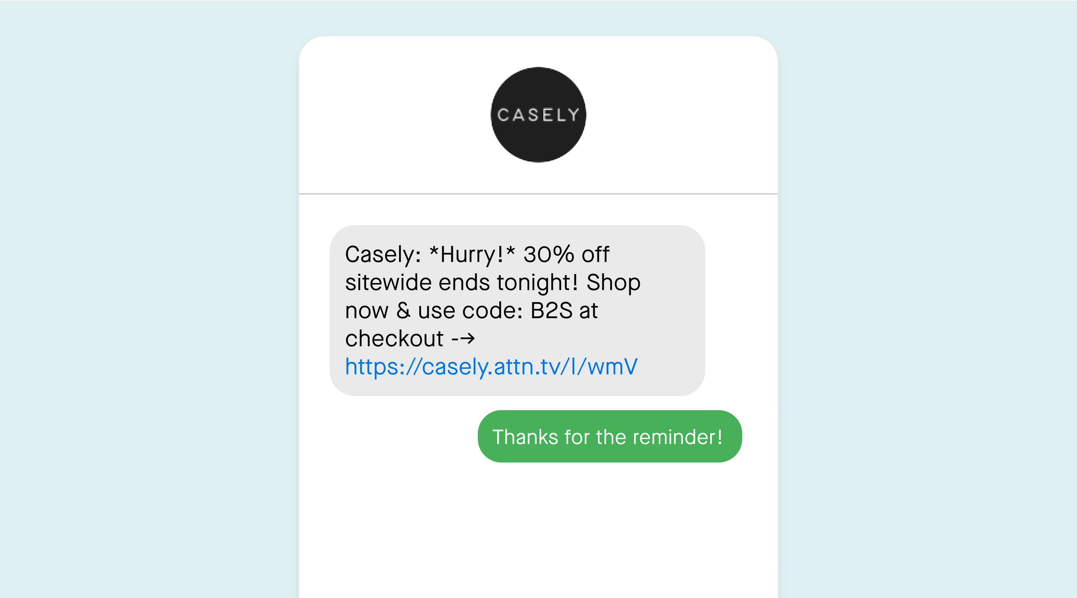 Casely limited-time sale