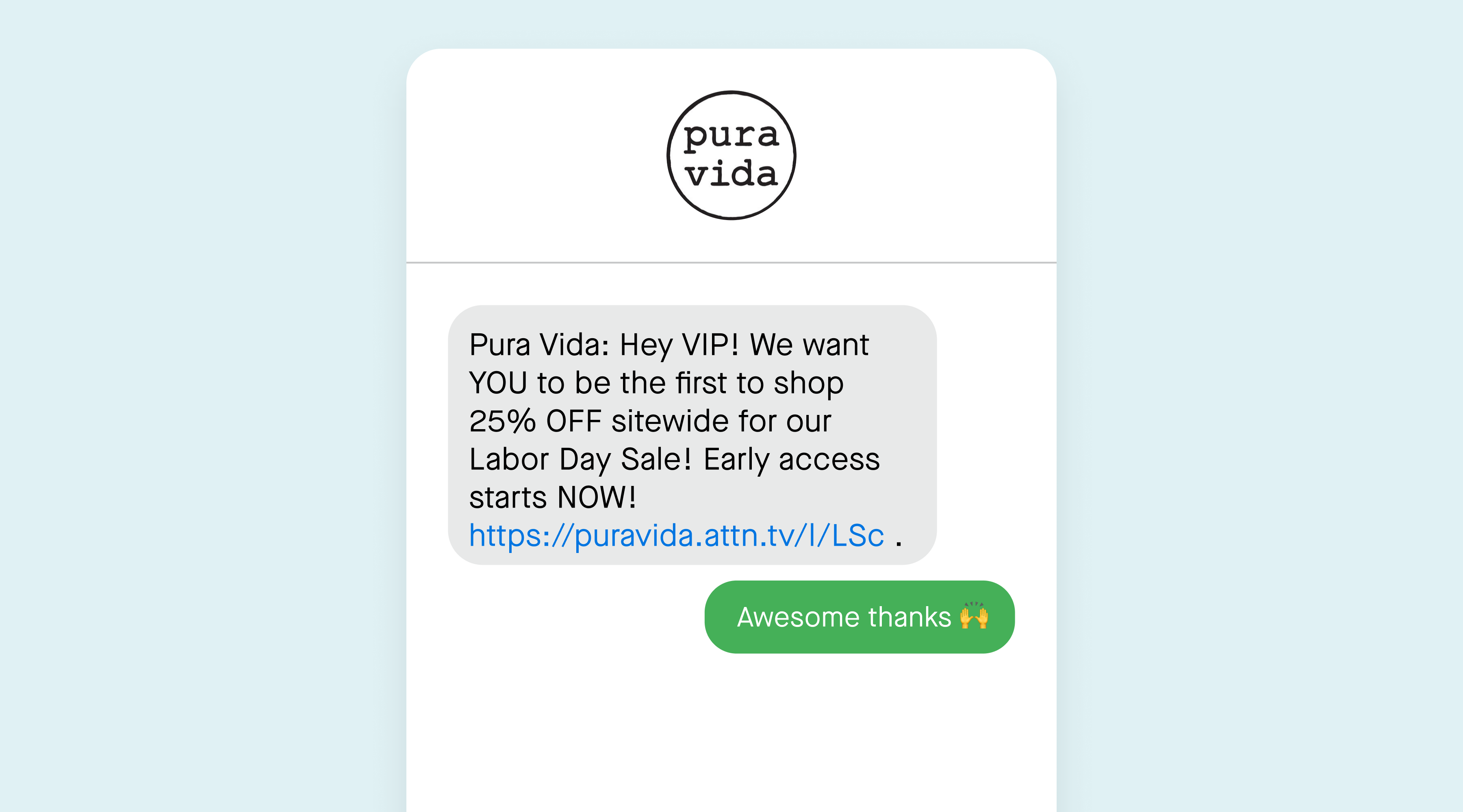 texts we love pura vida