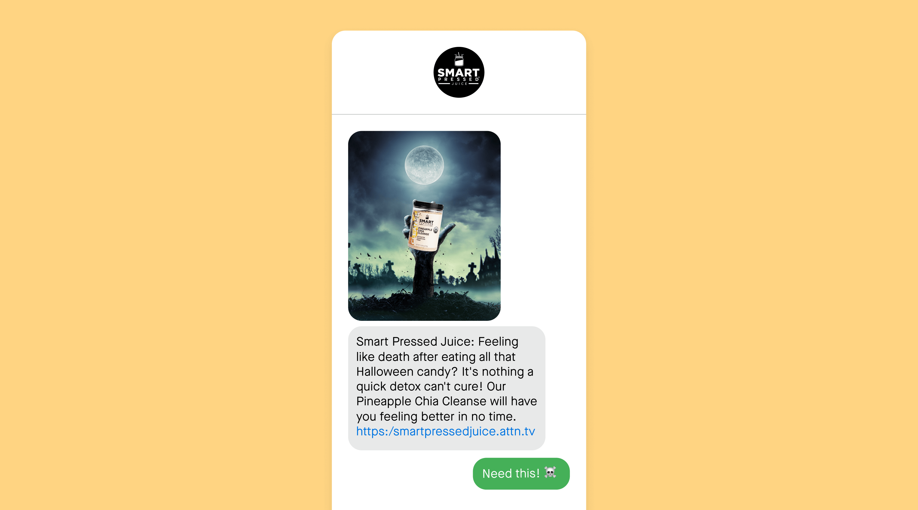 engaging post holiday text example