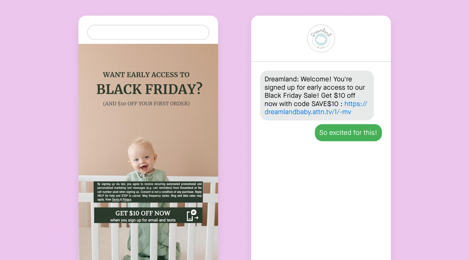 Dreamland baby black friday
