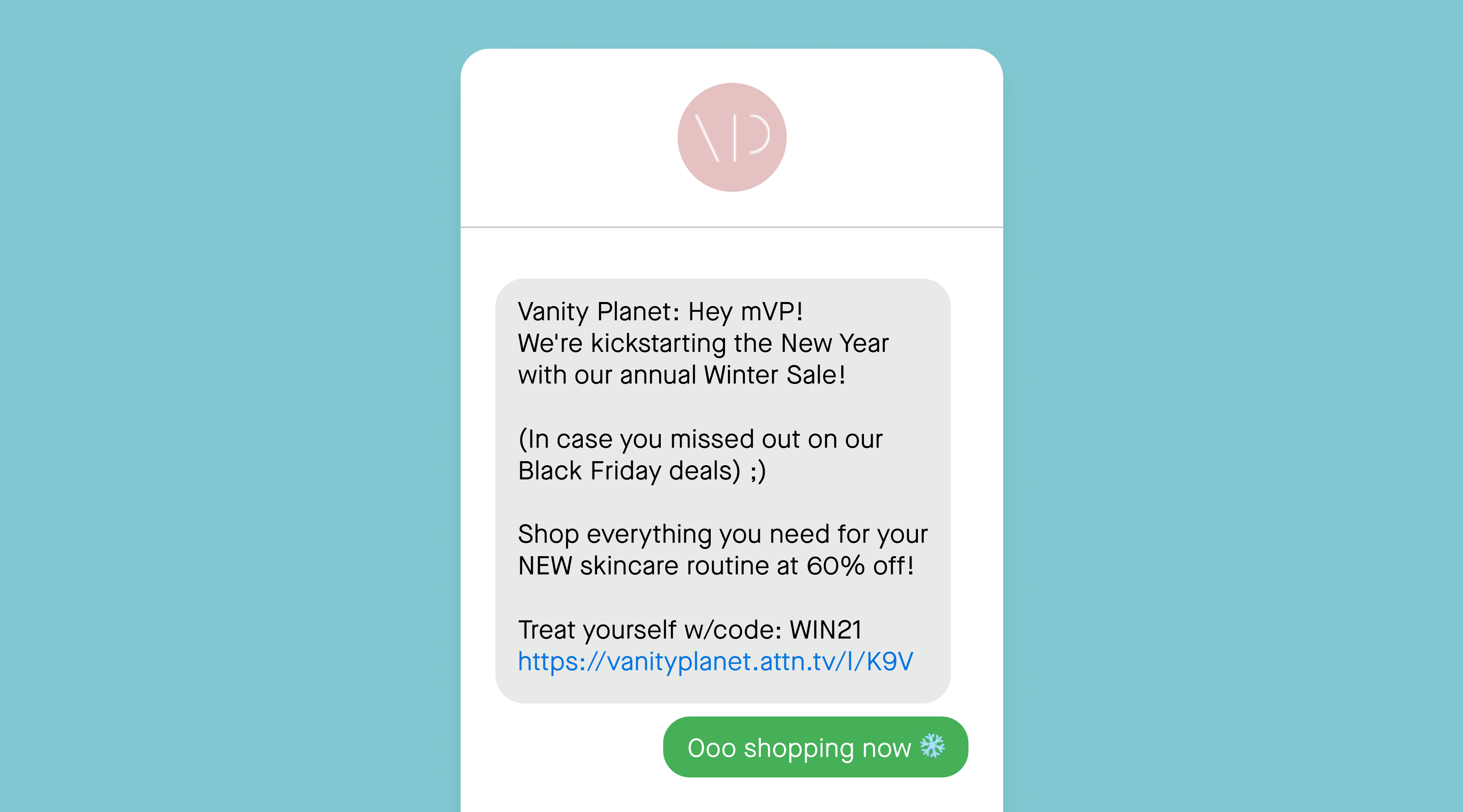 Vanity Planet text examples