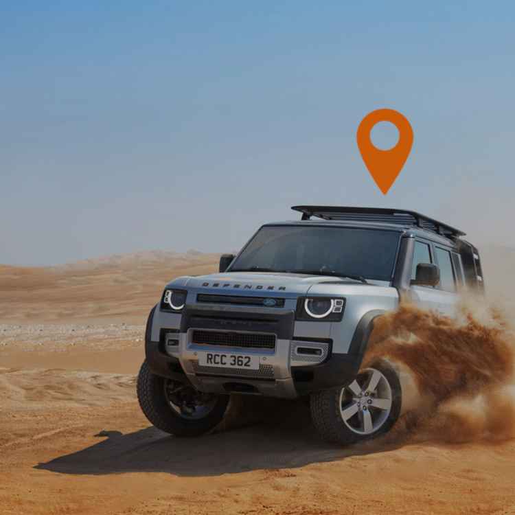 Jaguar Land Rover MENA(ランドローバー) - 道なき道を行く際のマップ|導入事例|Mapbox Japan