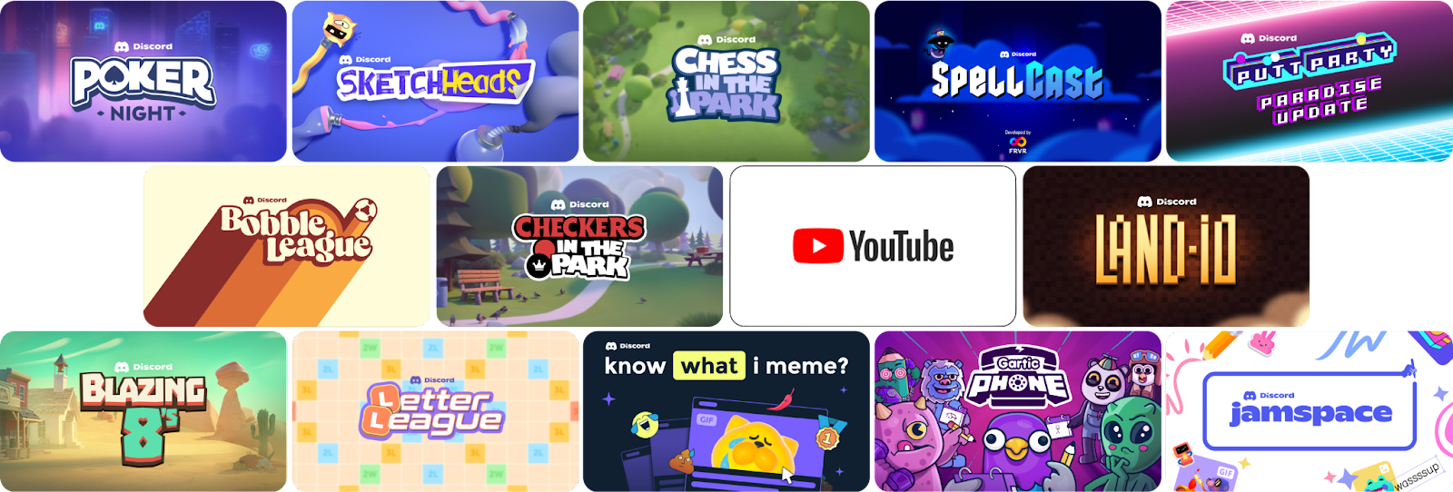 Discord Activities Play Games and Watch Together