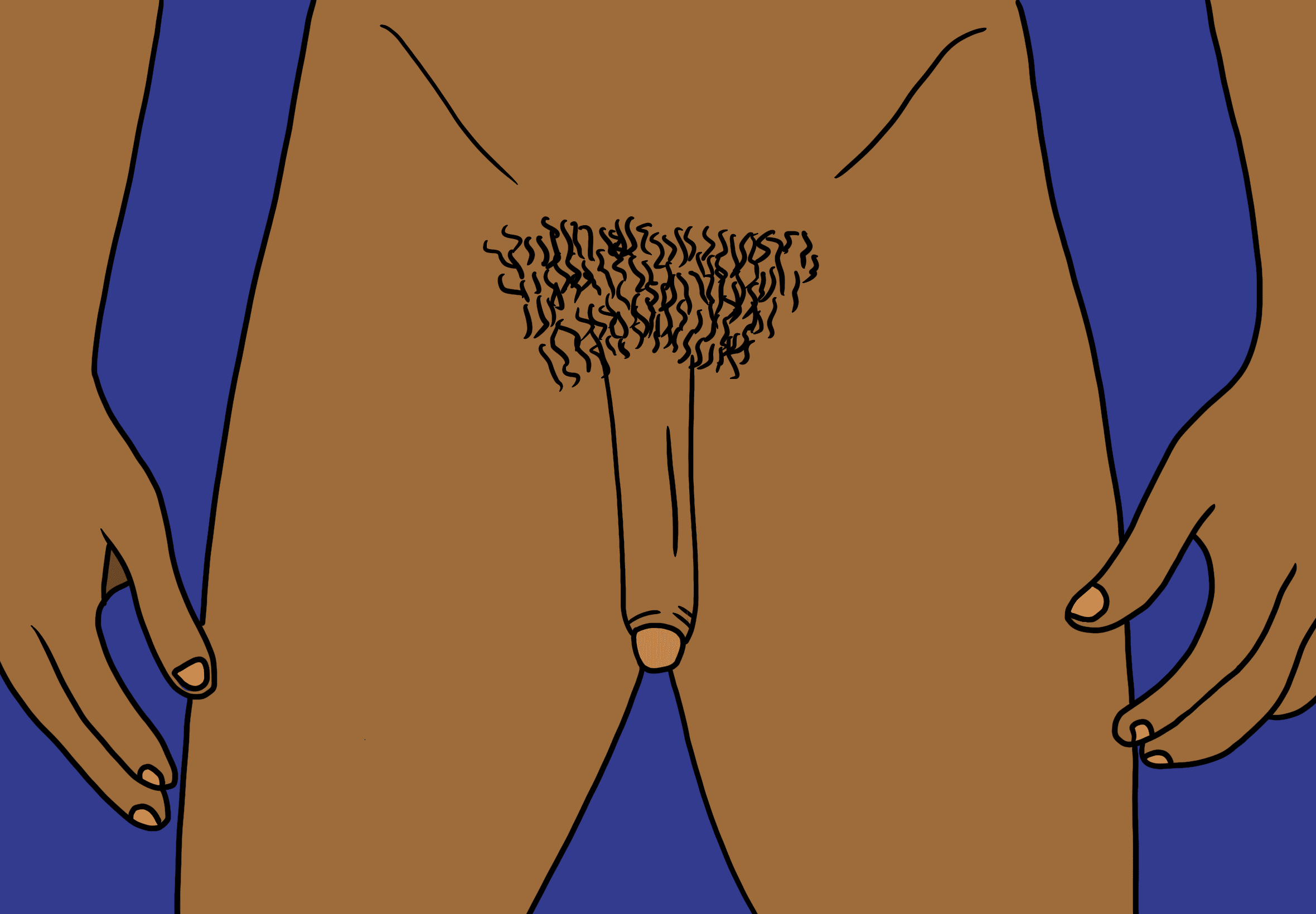 long and lean penis