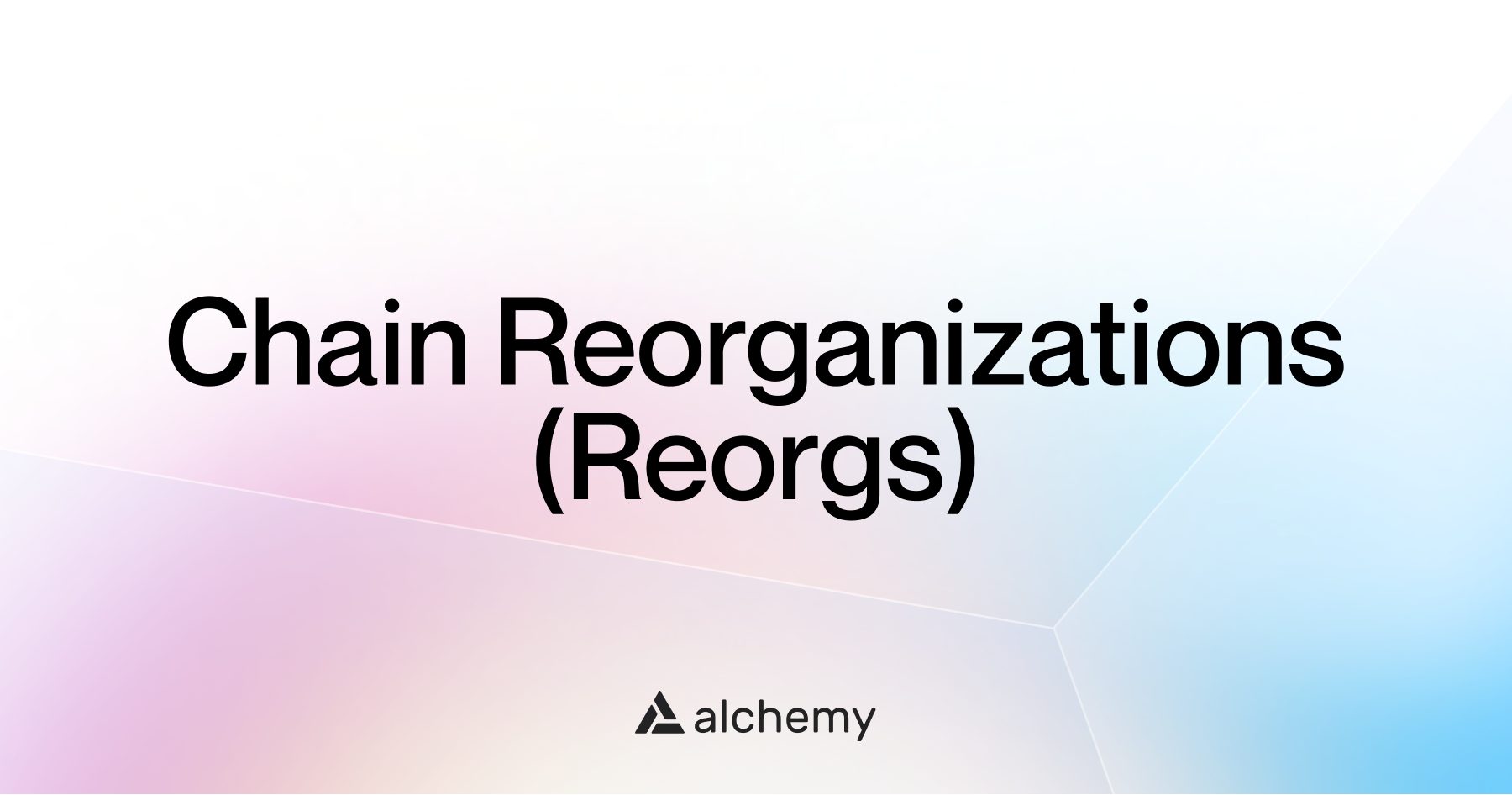 What is a reorg?
