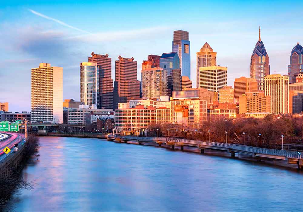 Aerial of Philadelphia Frost Law Office