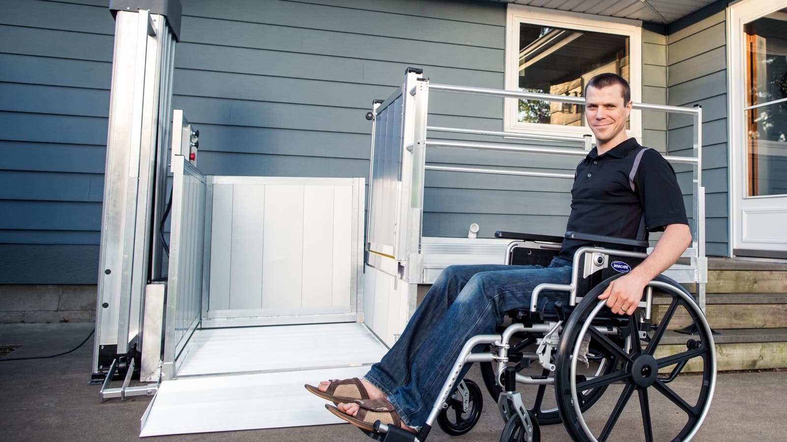 Residential Vertical Platform Lift EZ Access