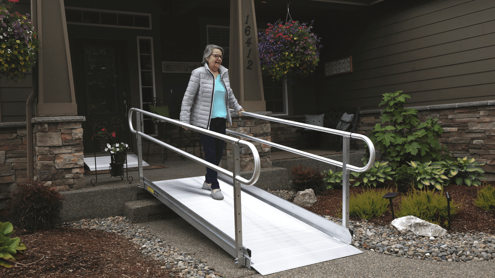 Role Of Handrails on Solid Surface Portable Ramps EZACCESS